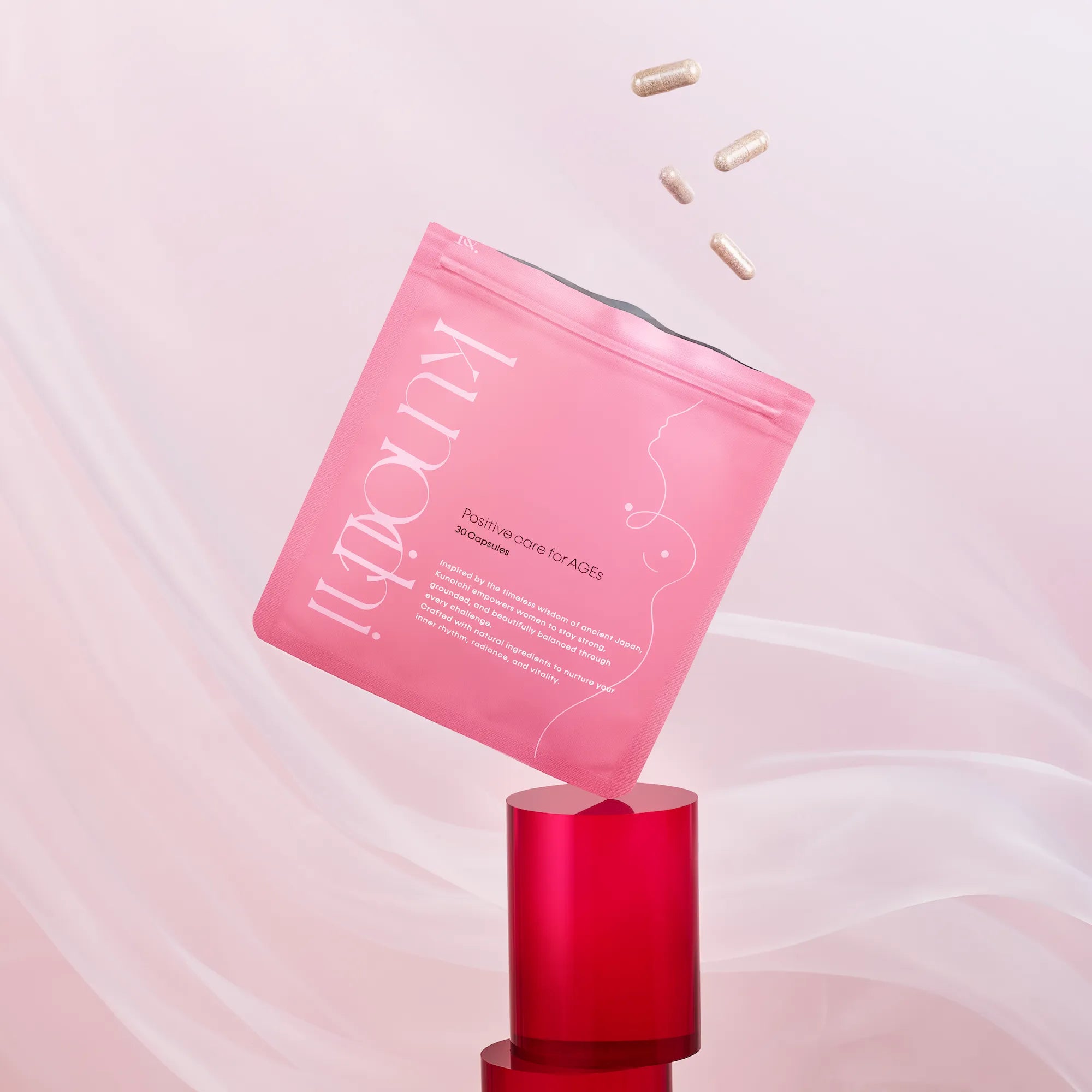 ヒシエキス配合サプリメント「Positive care for ages kunoichi」販売開始のお知らせ